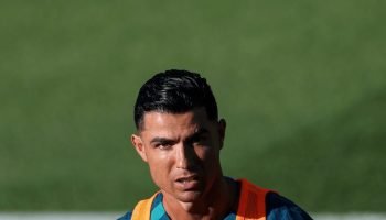 Em Houston, Cristiano foi comparado a outras estrelas — Foto: Em Houston, Cristi