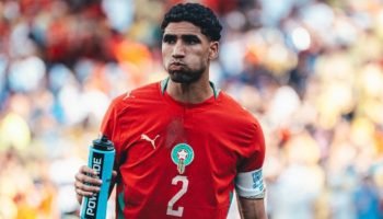 Achraf Hakimi é capitão da seleção marroquina. (Foto: Reprodução/Instagram)
