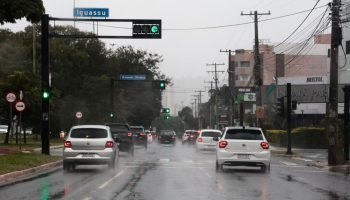 Tempo de chuva em Campo Grande — Foto: Tempo de chuva em Campo Grande (Foto: Mad