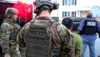 A polícia de imigração dos Estados Unidos, ICE – imagem ilustrativa. — Foto: A p