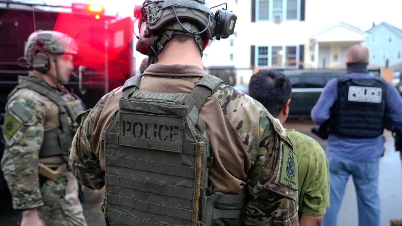 A polícia de imigração dos Estados Unidos, ICE – imagem ilustrativa. — Foto: A p