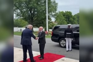 Lula chega à Casa Branca e encontra Trump. (Foto: Reprodução/ Redes Sociais)