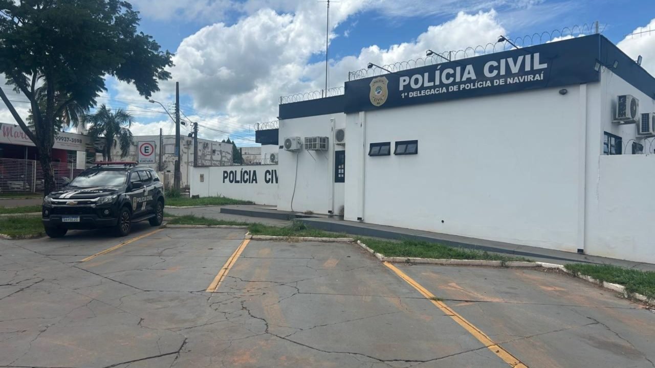 Foto: Delegacia de Polícia de Naviraí. (Foto: Divulgação/PCMS)
