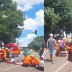 Acidente aconteceu por volta de 12h30 deste domingo — Foto: Acidente aconteceu p