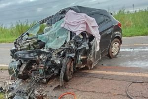 Acidente aconteceu entre Deodápolis e Ivinhema. (Foto: Reprodução, Iviagora)