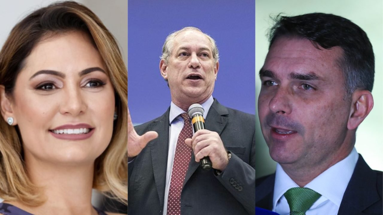 Michelle-Bolsonaro-Ciro-Gomes-Flavio-Bolsonaro-e-crise-PL