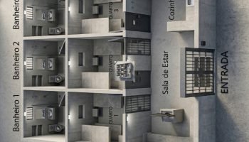 Foto: Esboço de como seria a dela onde está preso Alcides Bernal