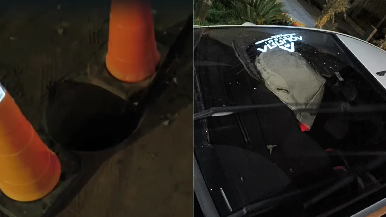 Foto: Queda no bueiro gerou o impacto (Foto: Fala Povo, Midiamax)