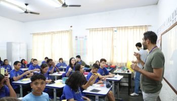 Escola estadual. — Foto: Escola estadual. (Divulgação, SED)