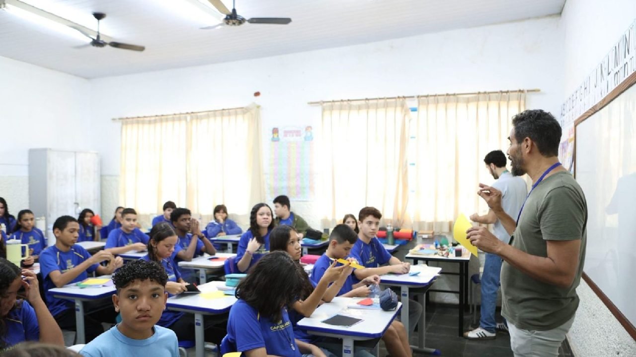 Escola estadual. — Foto: Escola estadual. (Divulgação, SED)