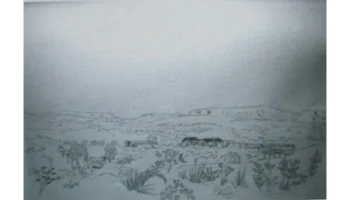 Camapuã visto por Hercules Florence em 1826 — Foto: Camapuã visto por Hercules F