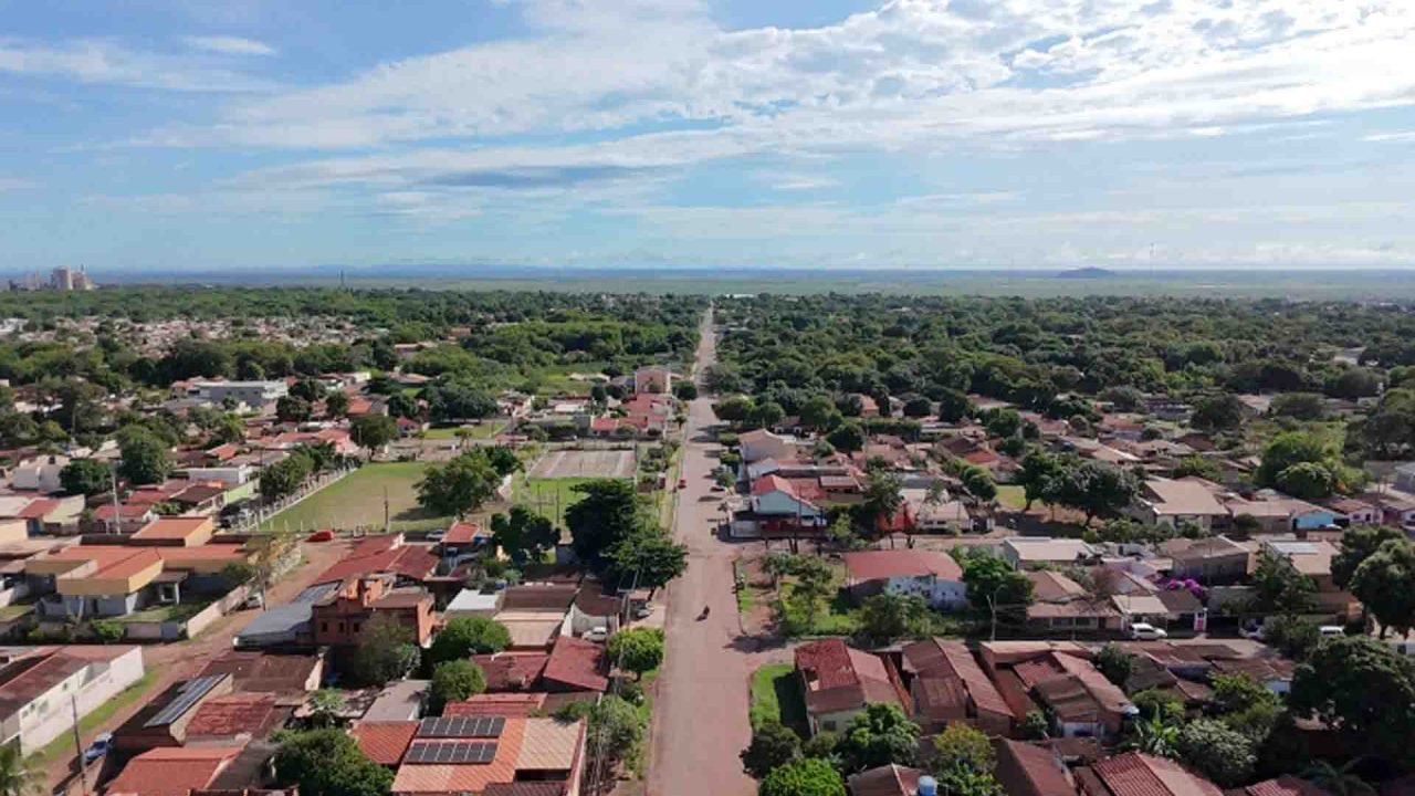 Vista aérea de Ladário. — Foto: Vista aérea de Ladário. (PML, Divulgação)