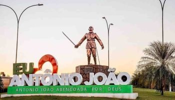 Antônio João está a 280 km de Campo Grande. (PMAJ, Divulgação) — Foto: Antônio J