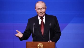 Presidente da Rússia, Vladimir Putin. (Foto: Reprodução/X)