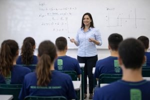 Escola estadual. (Cid Nogueira, Divulgação SED) — Foto: Escola estadual. (Cid No