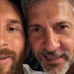 Lionel Messi e seu pai, Jorge Horacio — Foto: Lionel Messi e seu pai, Jorge Hora