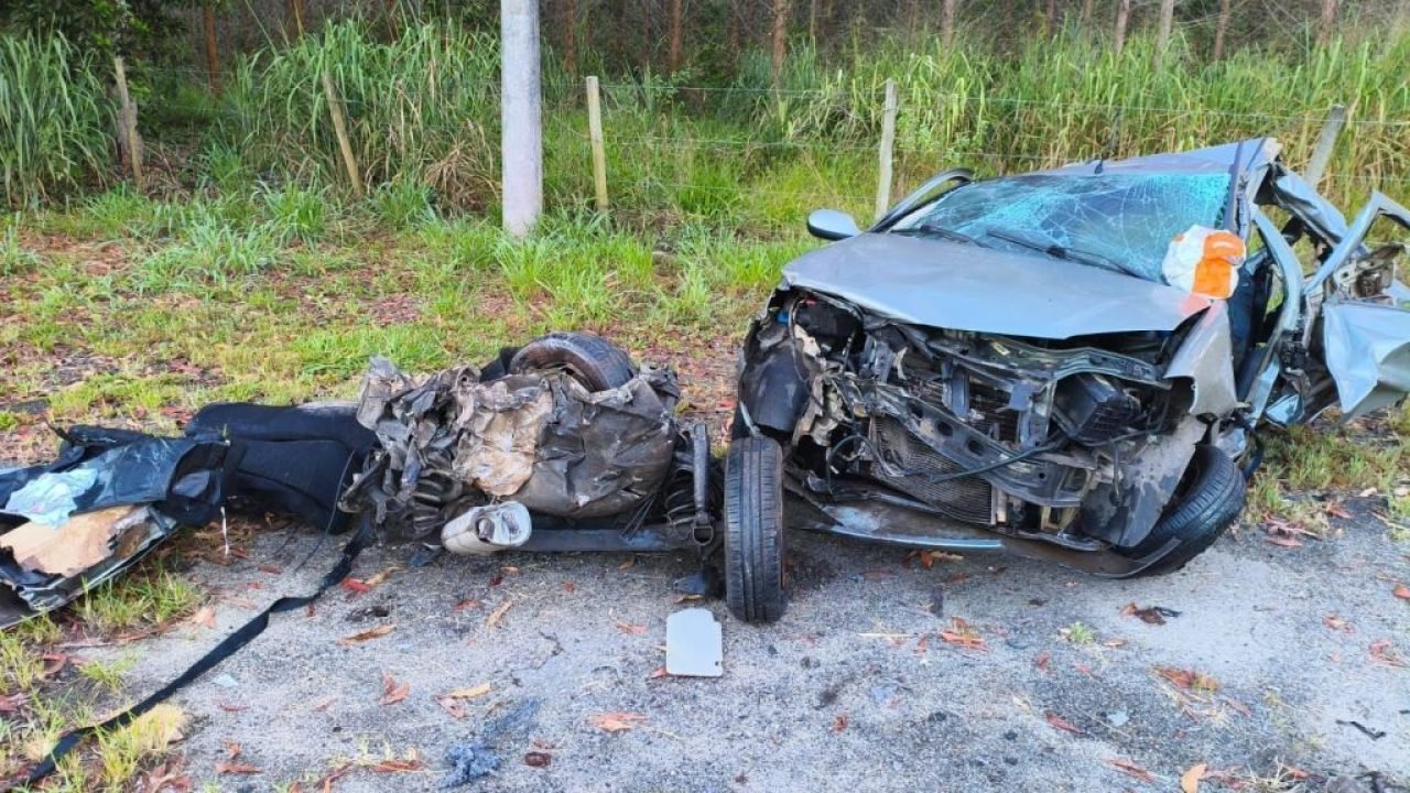 Quatro pessoas morrem em acidente grave na BR-101