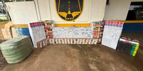 Foto: Material apreendido - Foto: BPMRv