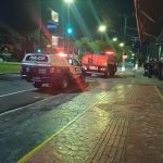 Foto: Motociclista foi levado para atendimento (Midiamax)