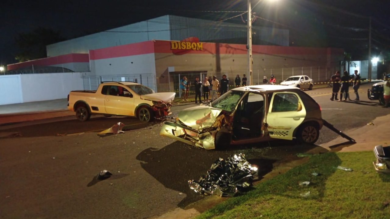 Motorista morreu em acidente na Rua Sunko Yonamine. (Foto: Leitor Midiamax)