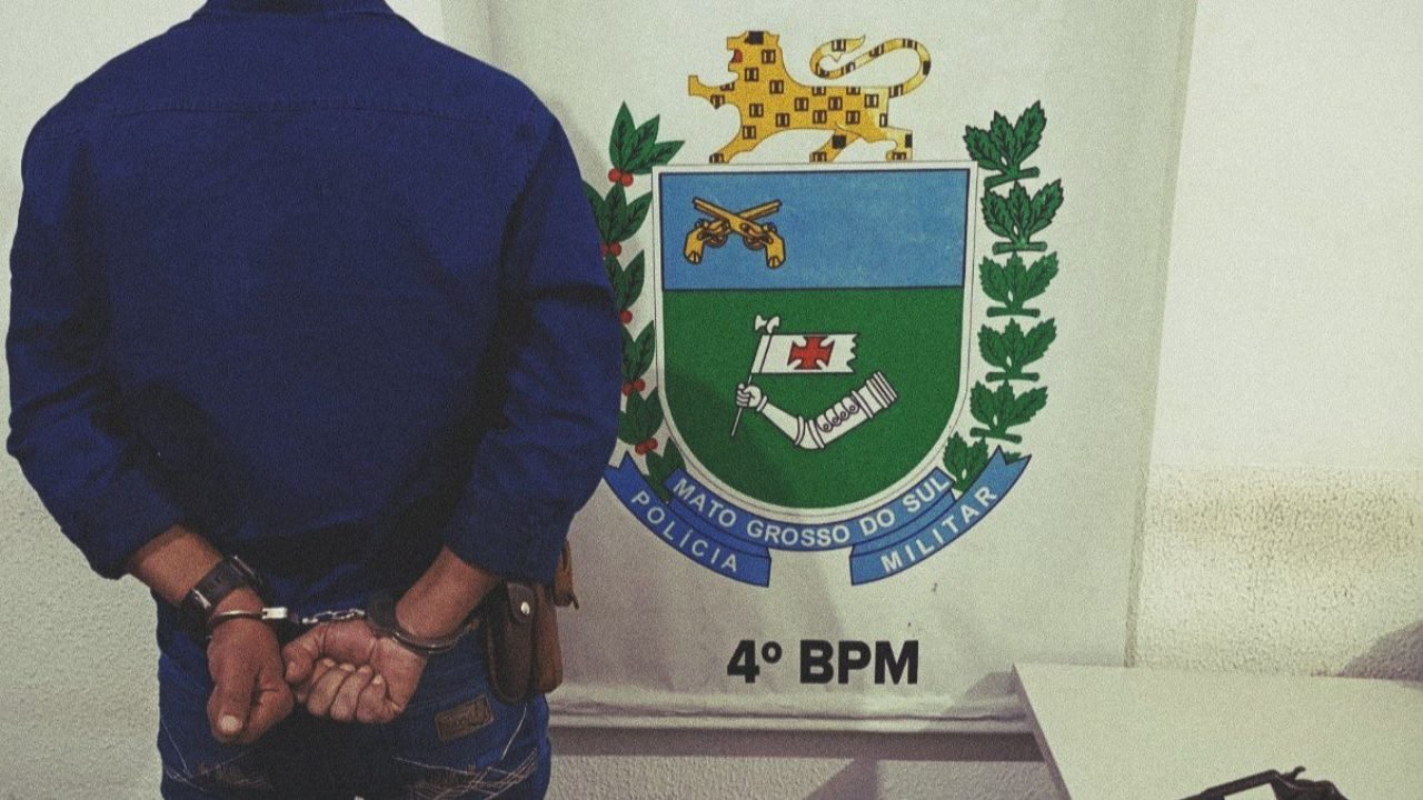 Homem foi preso em flagrante — Foto: Homem foi preso em flagrante - Foto: Leitor