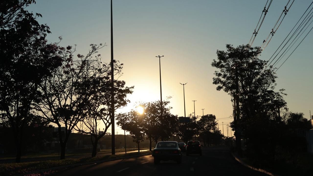 Tempo seco em Campo Grande — Foto: Tempo seco em Campo Grande (Pietra Dorneles,