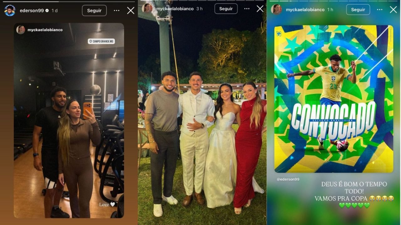 Éderson esteve em Campo Grande horas antes de ser convocado — Foto: Éderson este