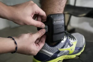 Tornozeleira eletrônica — Foto: Tornozeleira eletrônica - Foto: Tiago Stille/Gov