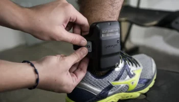 Tornozeleira eletrônica — Foto: Tornozeleira eletrônica - Foto: Tiago Stille/Gov