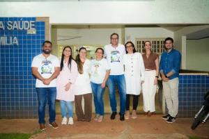 Foto: Prefeito Dr. Leandro Fedossi e secretário Hermes Santos acompanham retomad