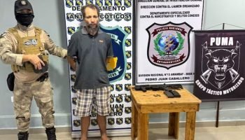 Foto: Ele estava preso no país vizinho desde o último sábado (11) (Polícia Nacio