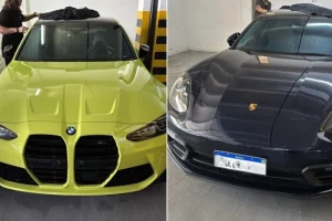 Foto: Esses carros variam entre R$ 69,7 mil e R$ 2,44 milhões - Foto: Polícia Fe