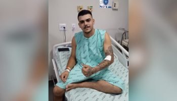 O paciente Luiz Renan Gaspar Gabriel, de 24 anos, precisa de doação de sangue. —