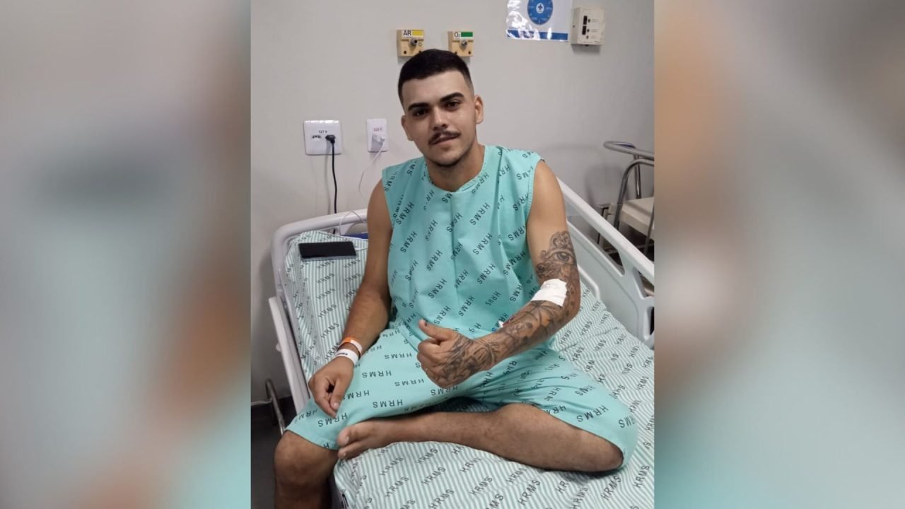 O paciente Luiz Renan Gaspar Gabriel, de 24 anos, precisa de doação de sangue. —
