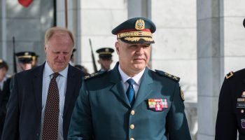 Presidente do Líbano, Joseph Aoun. (Foto: Divulgação/Cemitério Nacional de Arlig