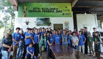 Foto: Adolescentes de Batayporã vivenciam aprendizado ambiental em visita a síti