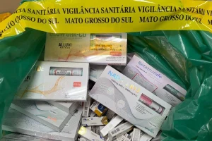 Foto: Operação apreende quase uma tonelada de emagrecedores irregulares em Campo