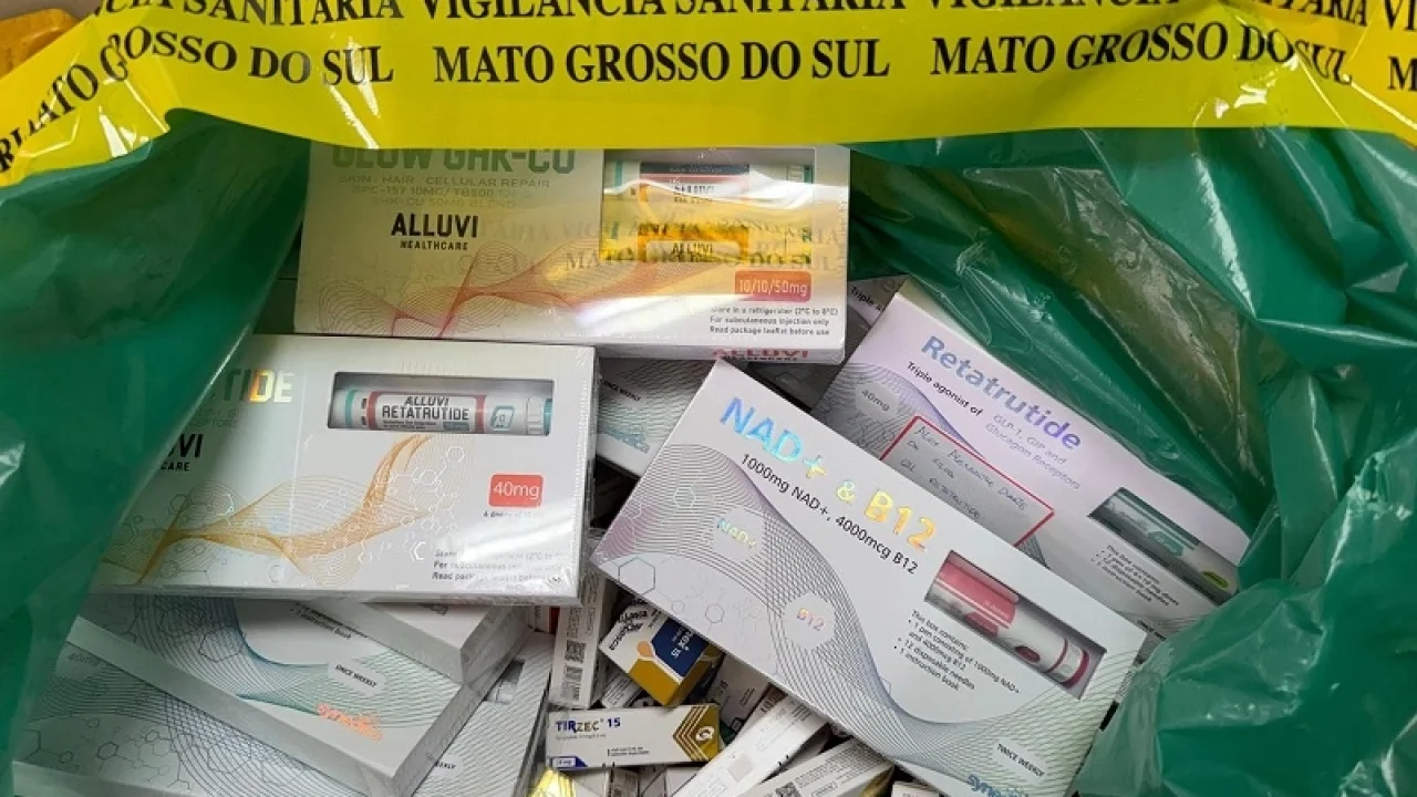 Foto: Operação apreende quase uma tonelada de emagrecedores irregulares em Campo