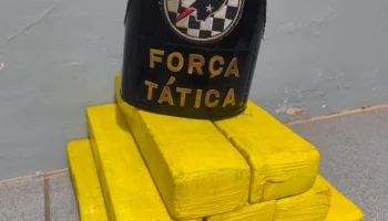 Foto: Droga apreendida - Foto: PM/Divulgação