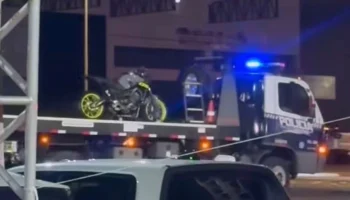 Foto: Motociclista foi detido após perseguição policial durante a Operação New R