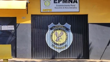 Foto: Fachada do presídio de Nova Andradina - Foto: Jornal da Nova