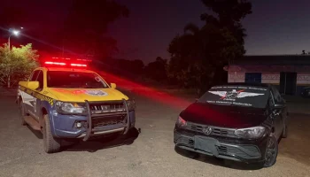 Veículo recuperado - Foto: PMR/Divulgação