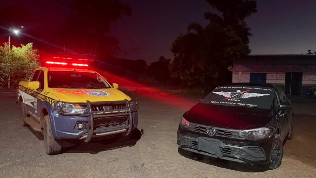 Veículo recuperado - Foto: PMR/Divulgação