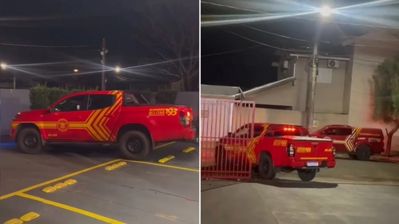 Equipes do Corpo de Bombeiros utilizam cão farejador e drone térmico nas buscas