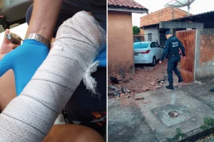 Foto: Ocorrência no bairro Argemiro Ortega terminou com mulher ferida, danos em