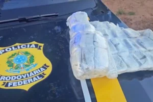 Foto: Droga apreendida - Foto: PRF/Divulgação