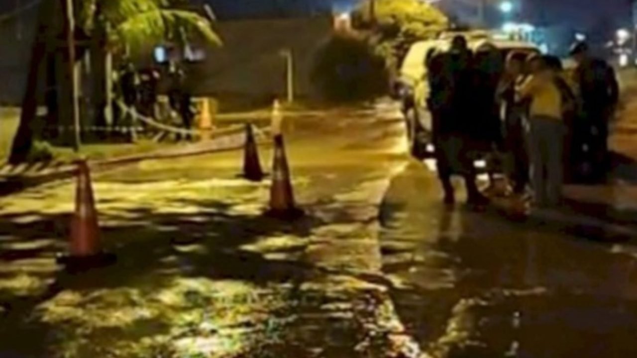 Local onde ocorreu o crime — Foto: Local onde ocorreu o crime (Caarapó News)