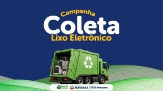 Foto: Naviraí: Campanha de Lixo Eletrônico terá Ecoponto na praça central e Disk