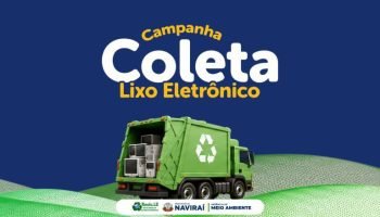 Foto: Naviraí: Campanha de Lixo Eletrônico terá Ecoponto na praça central e Disk