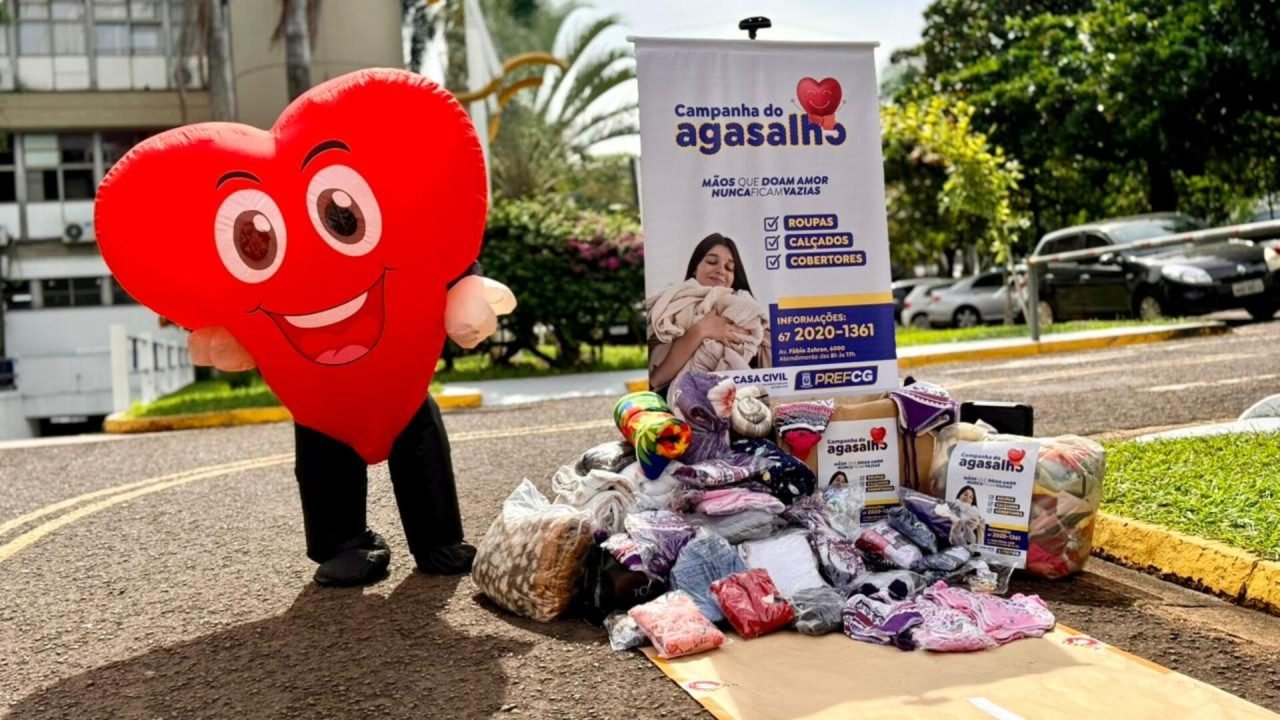 Campanha do Agasalho em Campo Grande — Foto: Campanha do Agasalho em Campo Grand